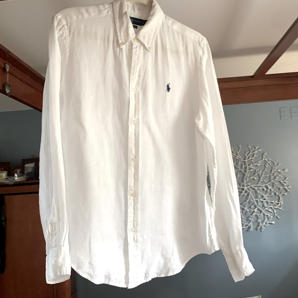 Ralph Lauren 100% Linen Button Down